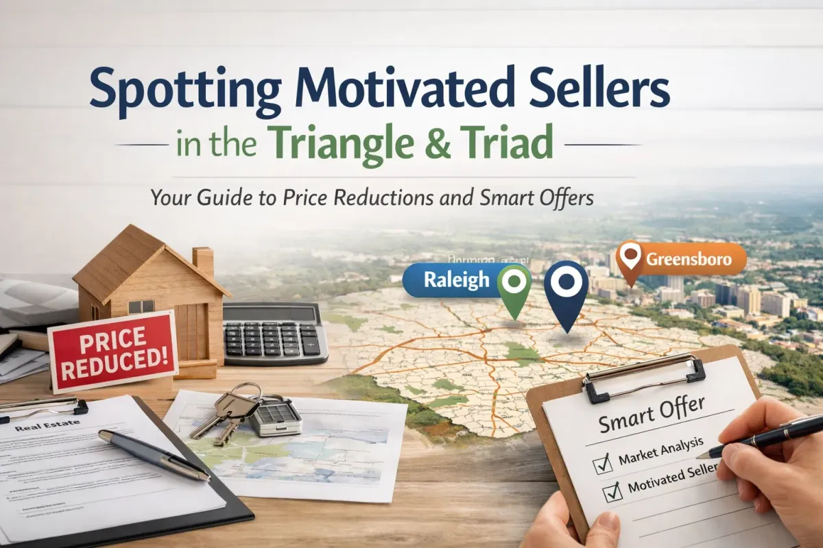 Spotting Motivated Sellers in the Triangle & Triad: Your Guide to Price Reductions and Smart Offers