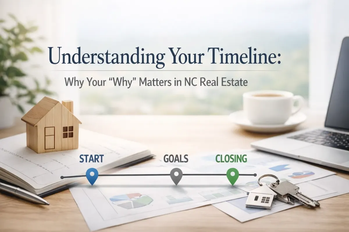 Understanding Your Timeline: Why Your "Why" Matters in NC Real Estate