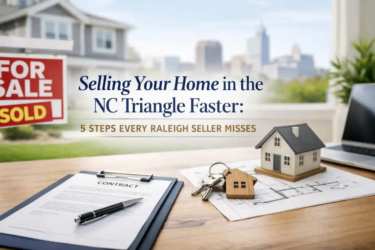 Selling Your Home in the NC Triangle Faster: 5 Steps Every Raleigh Seller Misses