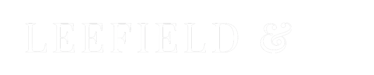 leefield and co white logo