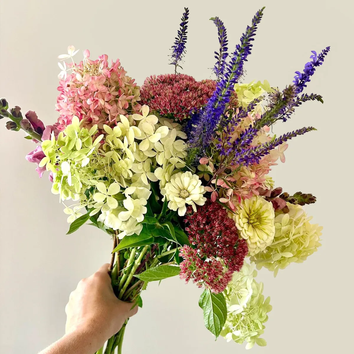 fresh local flowers at the Leefield and Co farmstand in Port Hope Ontario