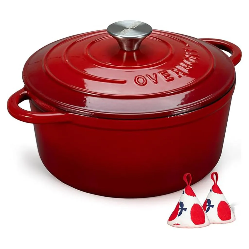 5.5 quart cast iron pot