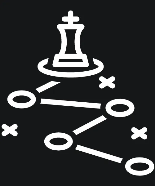 Chess figure King moving one step after step forward, symbolising why JDL is the best choice