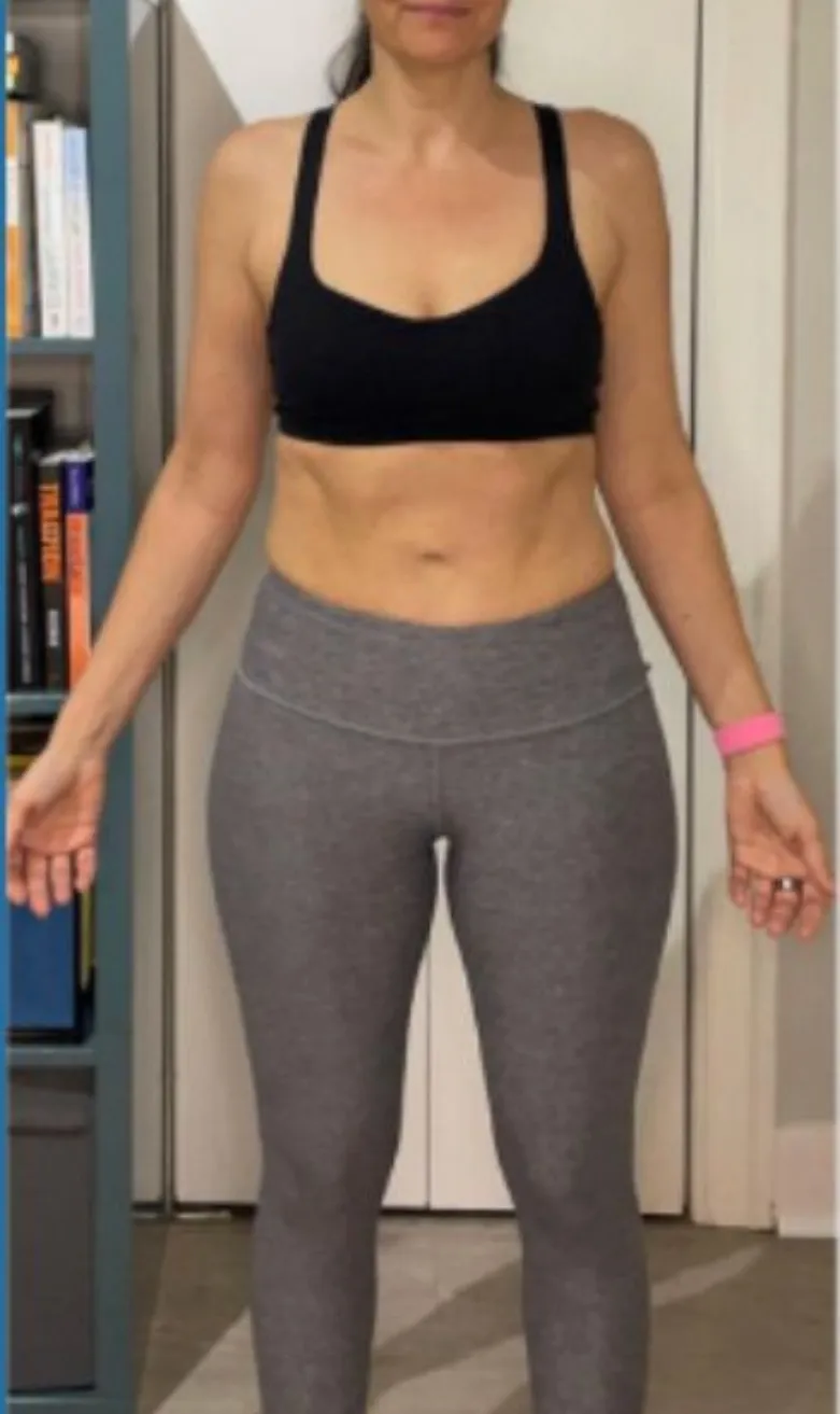 Christina after 10 weeks in Amy's program