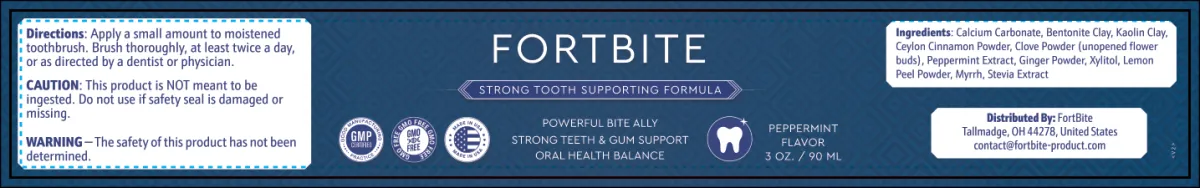 FortBite - Supplement Facts