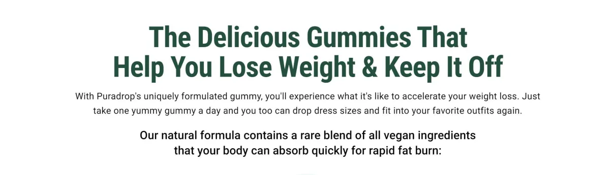 PuraDrop - Supplement Facts