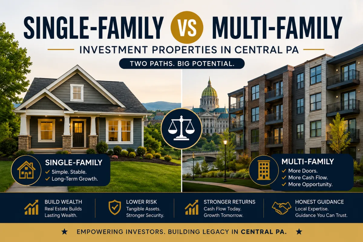 Single-Family vs Multi-Family Investment Properties in Central PA