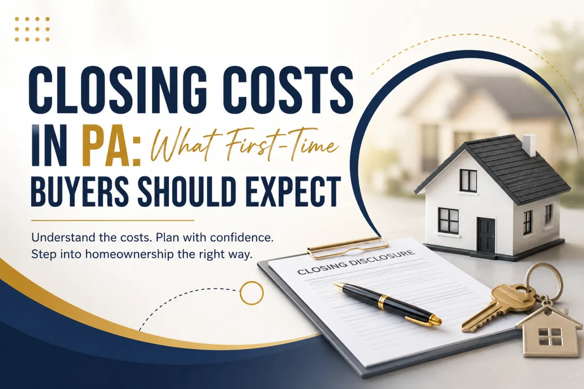 Closing Costs in PA: What First Time Buyers Should Expect