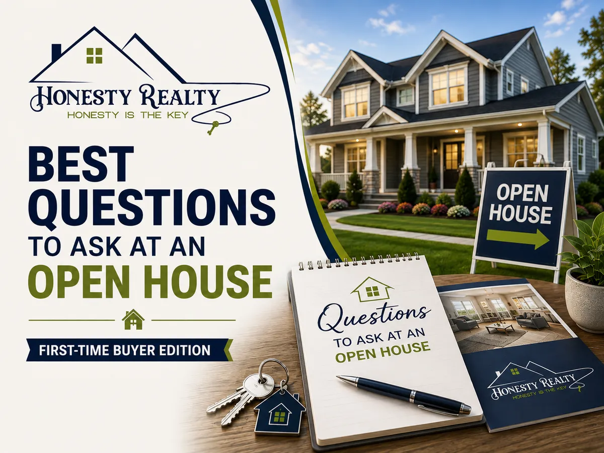 First time home buyer preparing questions to ask at an open house in Central PA