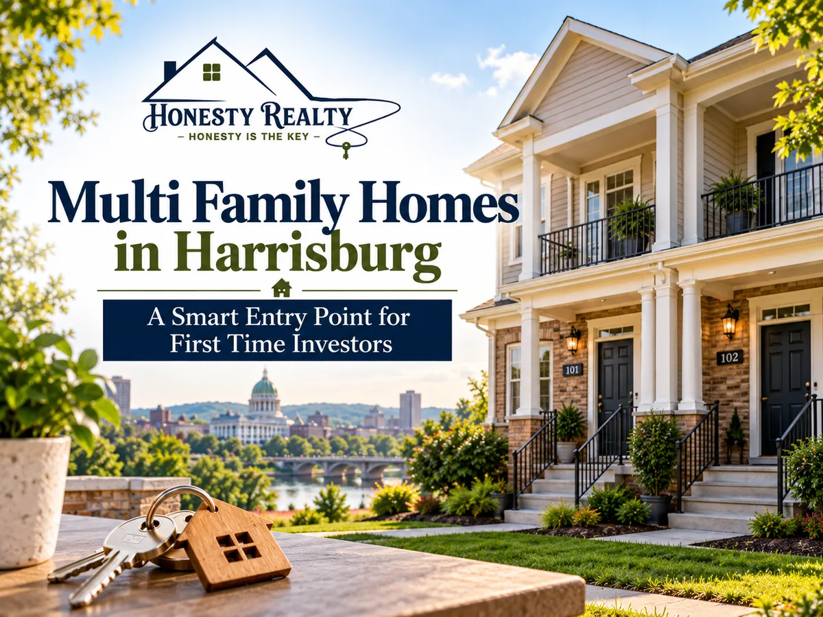 Multi family homes in Harrisburg for first time real estate investors