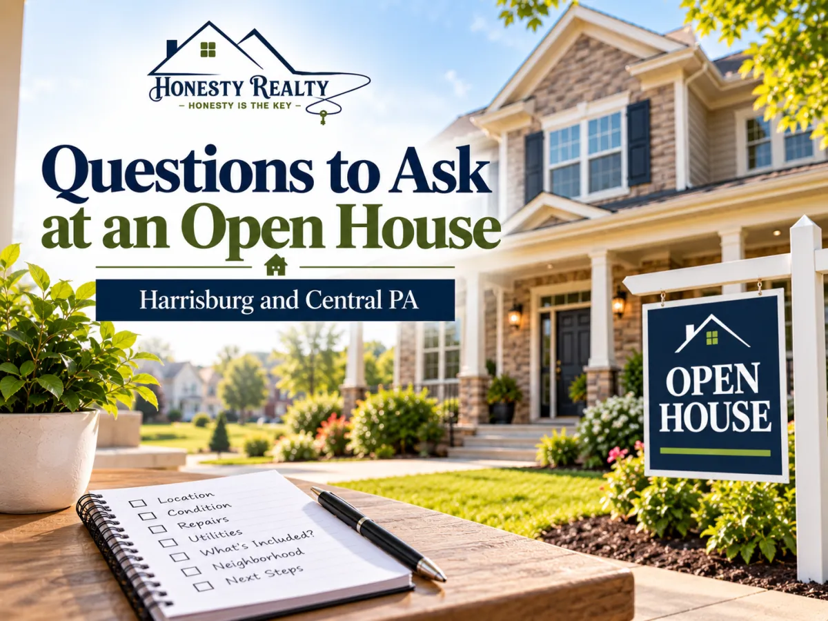 Questions to Ask at an Open House in Harrisburg and Central PA