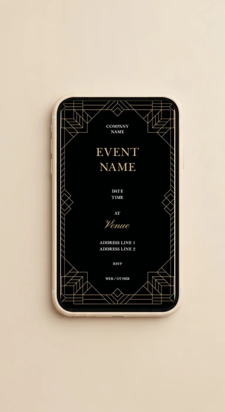 Christening Invitation Template Preview