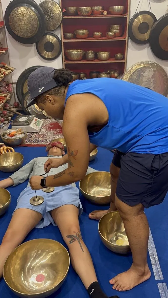 Experience the benefits of sound therapy with Destinē and Victoria