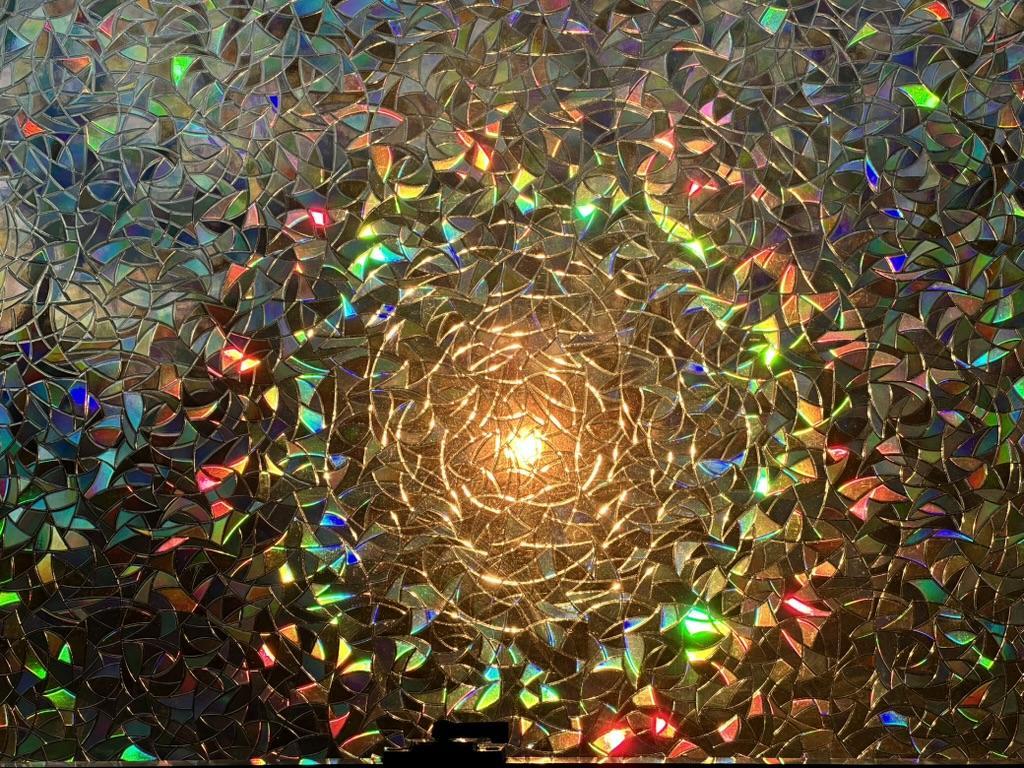 rainbow glass effect from window