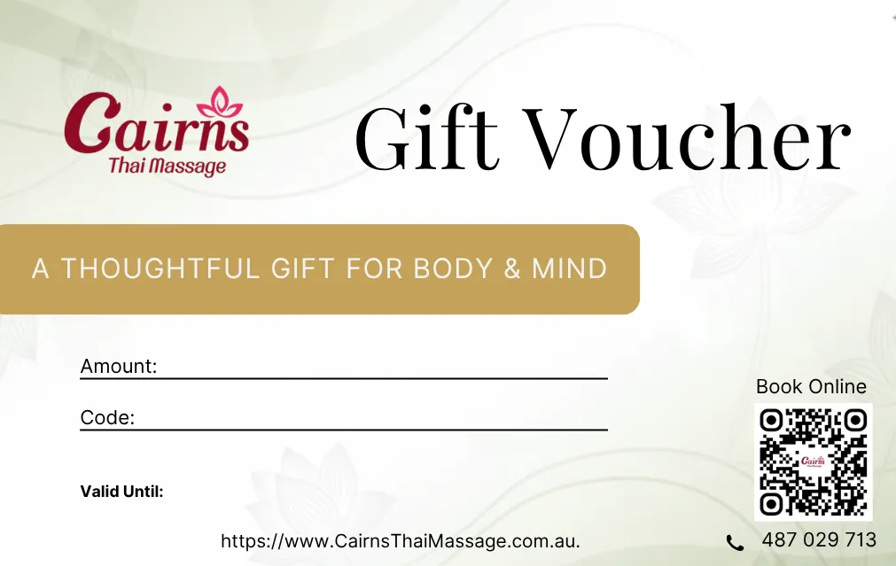 Gift voucher from Aya Thai Massage and Wellness