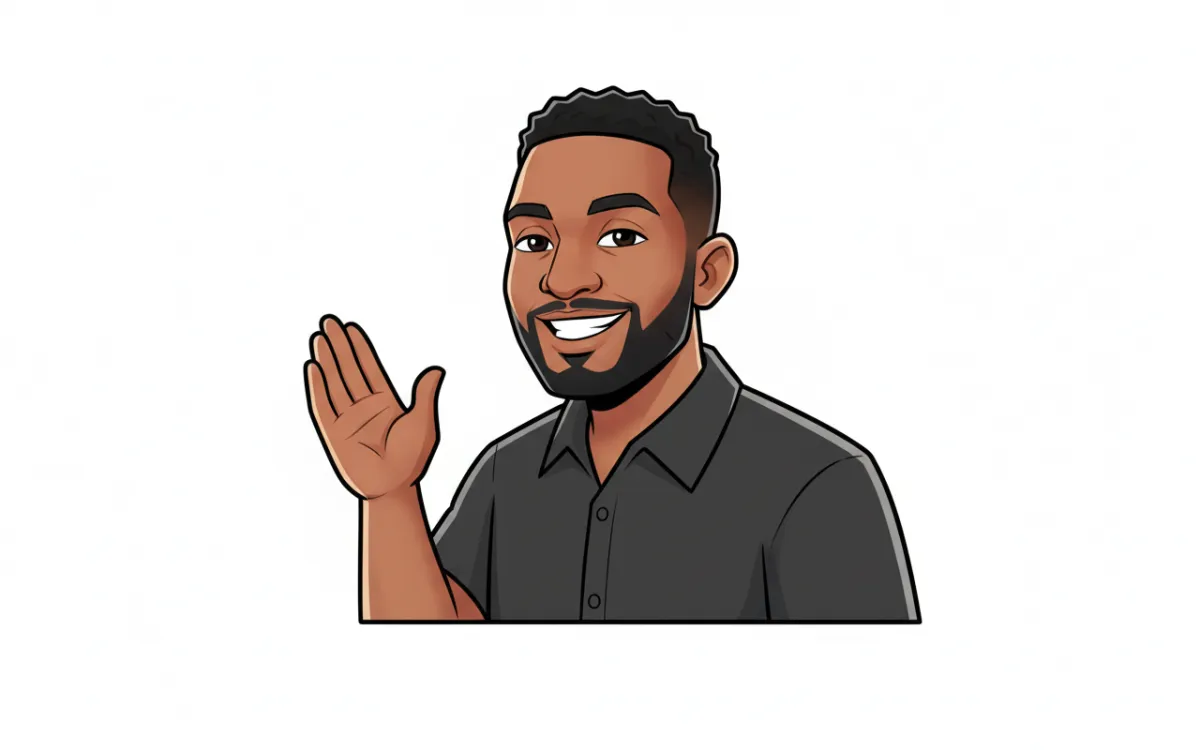 Bruce Williams cartoon caricature