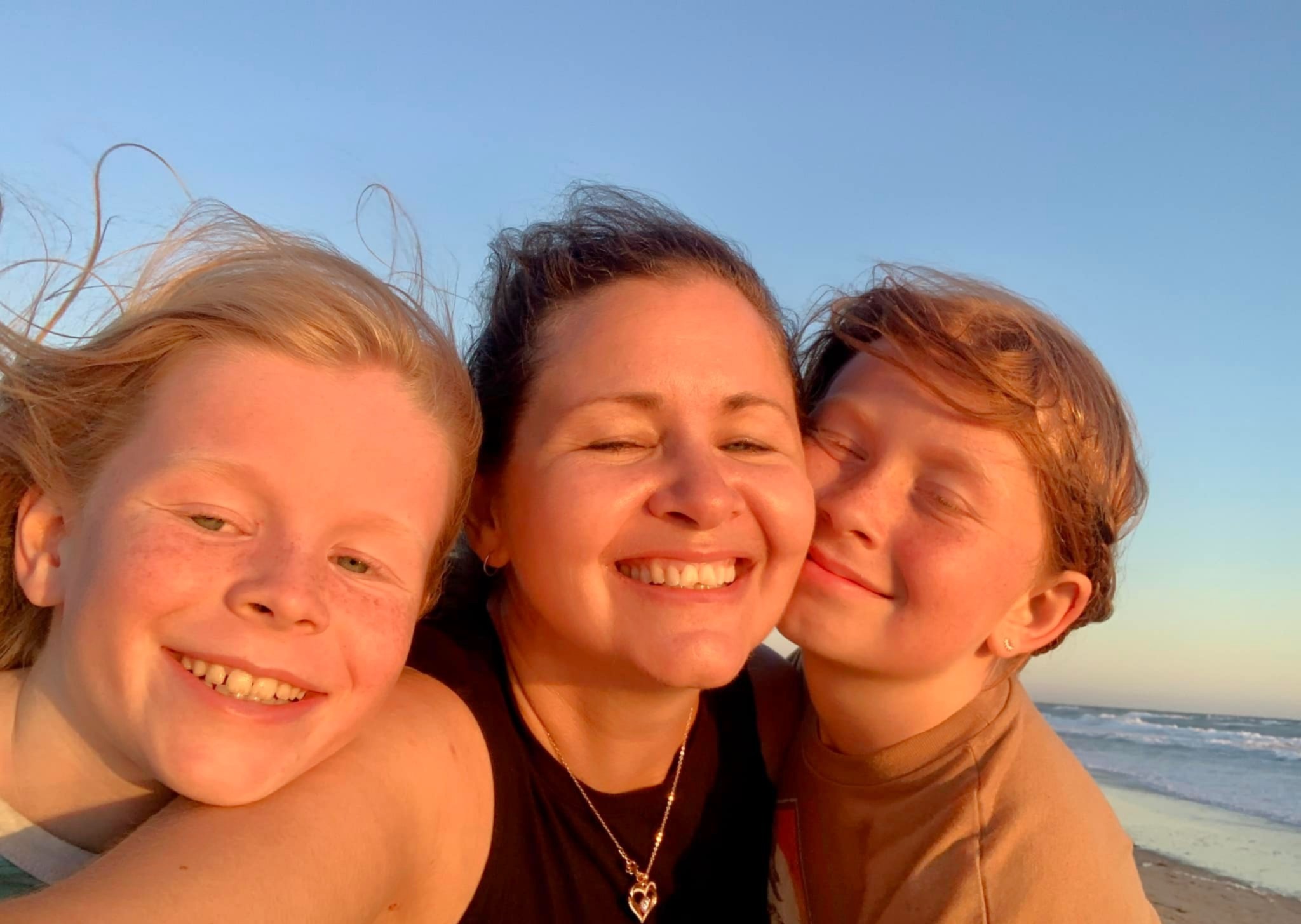 Annie and her kids