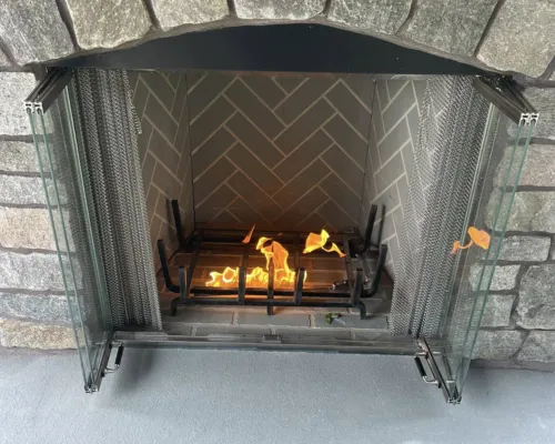 Doylestown Outdoor Fireplace