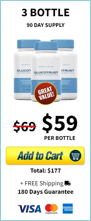 Glucotrust 3 pack