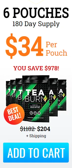Tea burn powder