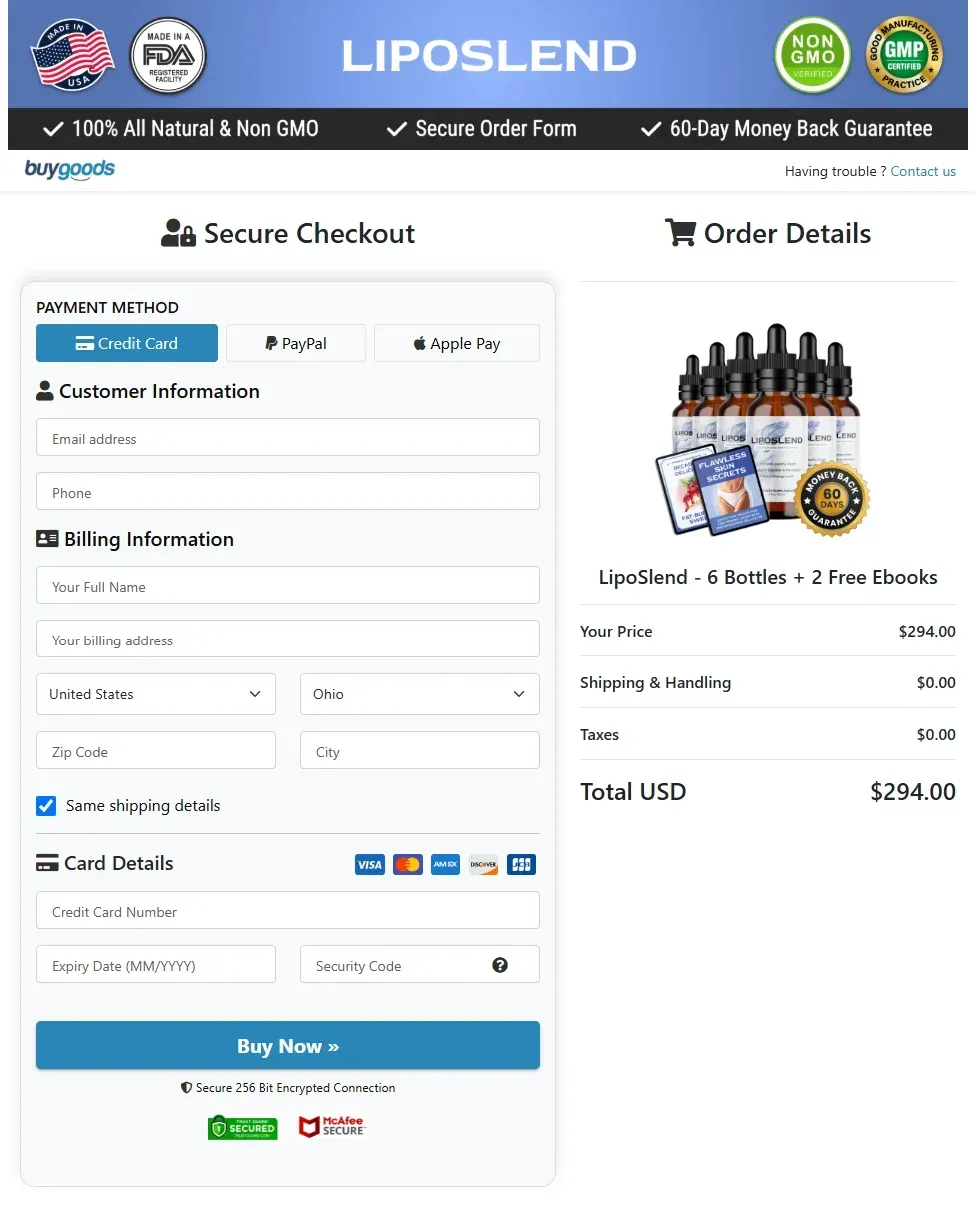 Order_LipoSlend