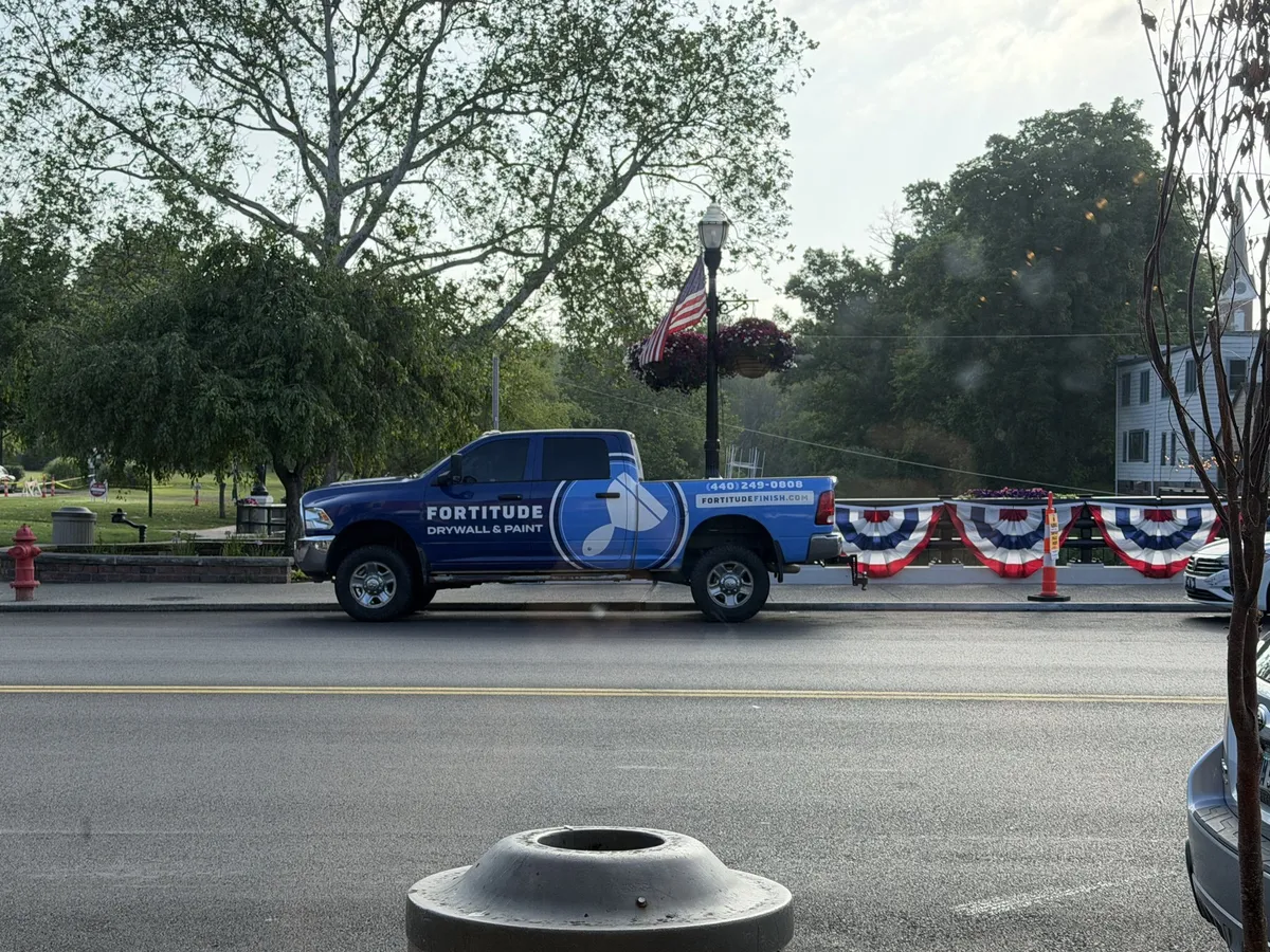 Fortitude Drywall & Paint work truck