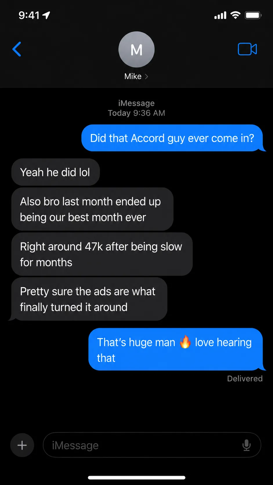 Client testimonial 1