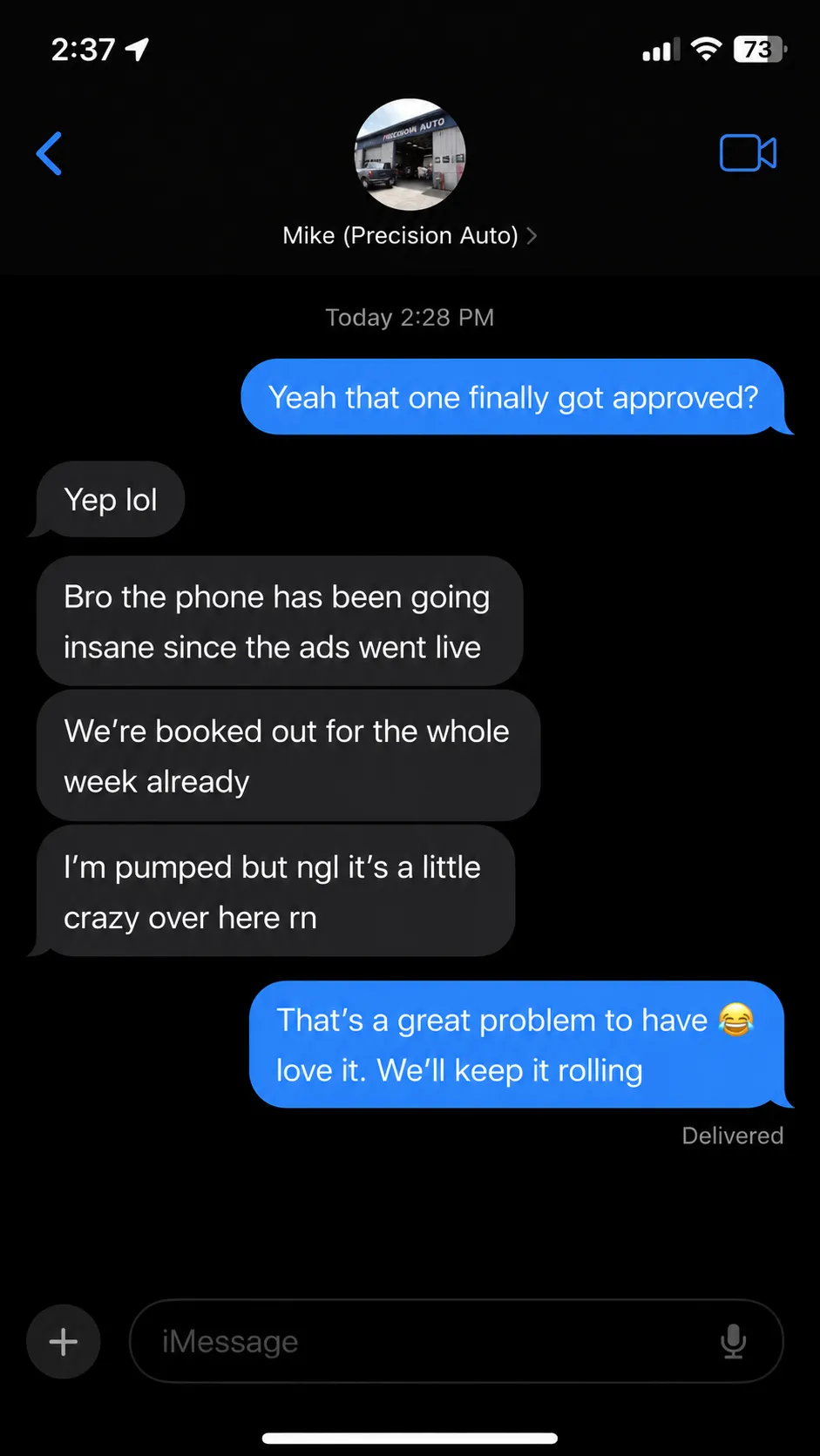 Client testimonial 3