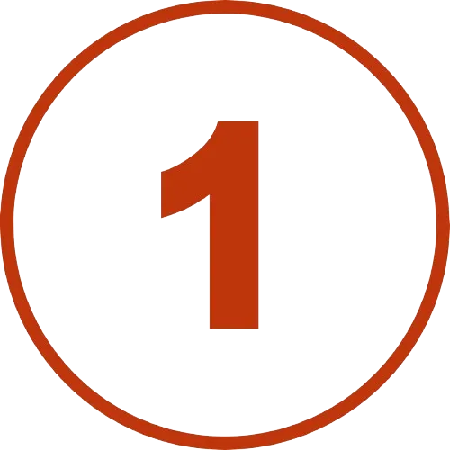 Número uno en círculo destacando inicio de entrenamiento