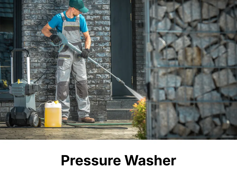 Pressure washing