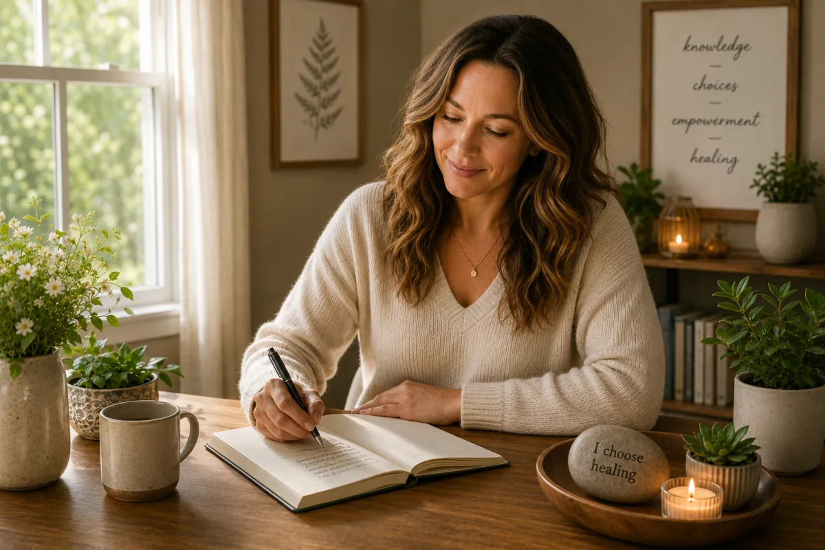 A warm, natural lifestyle placeholder image representing hope and learning