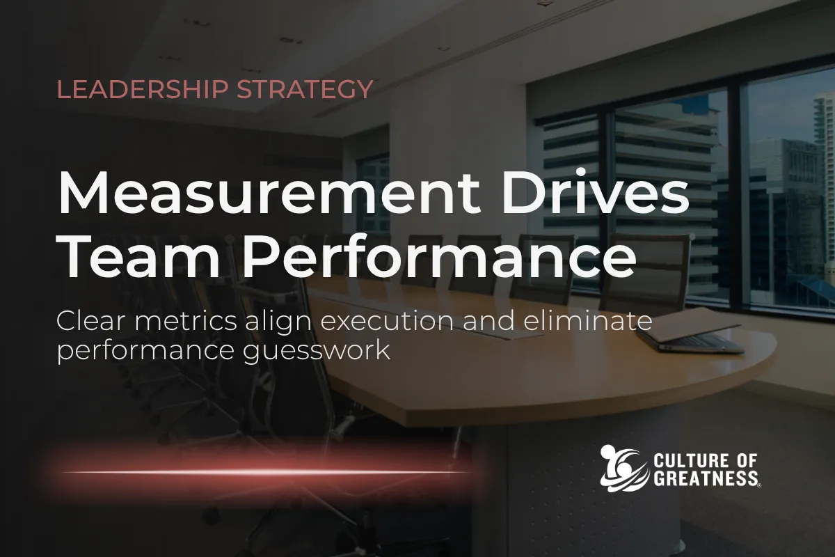 Measurement Drives Team Performance