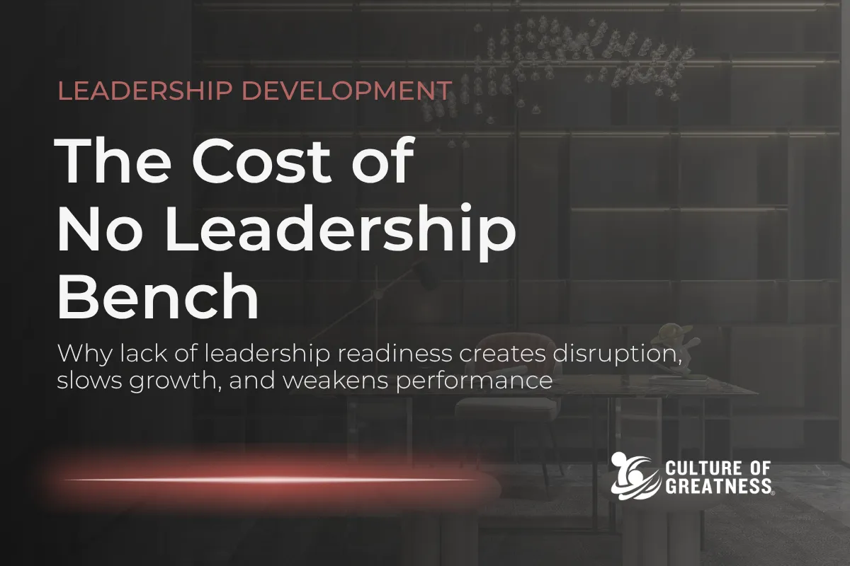 The Cost of No Leadership Bench