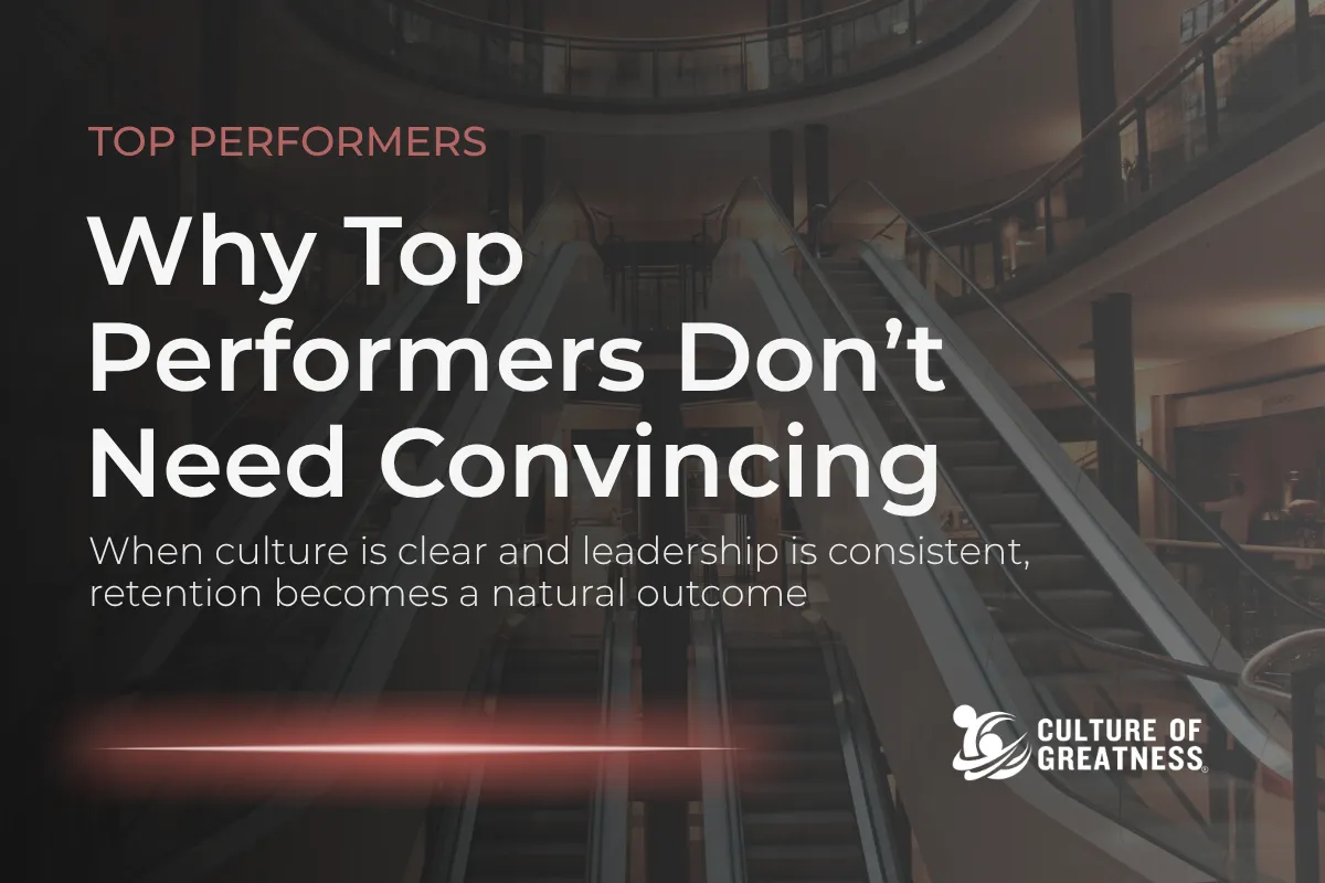 Why Top Performers Don't Need Convincing