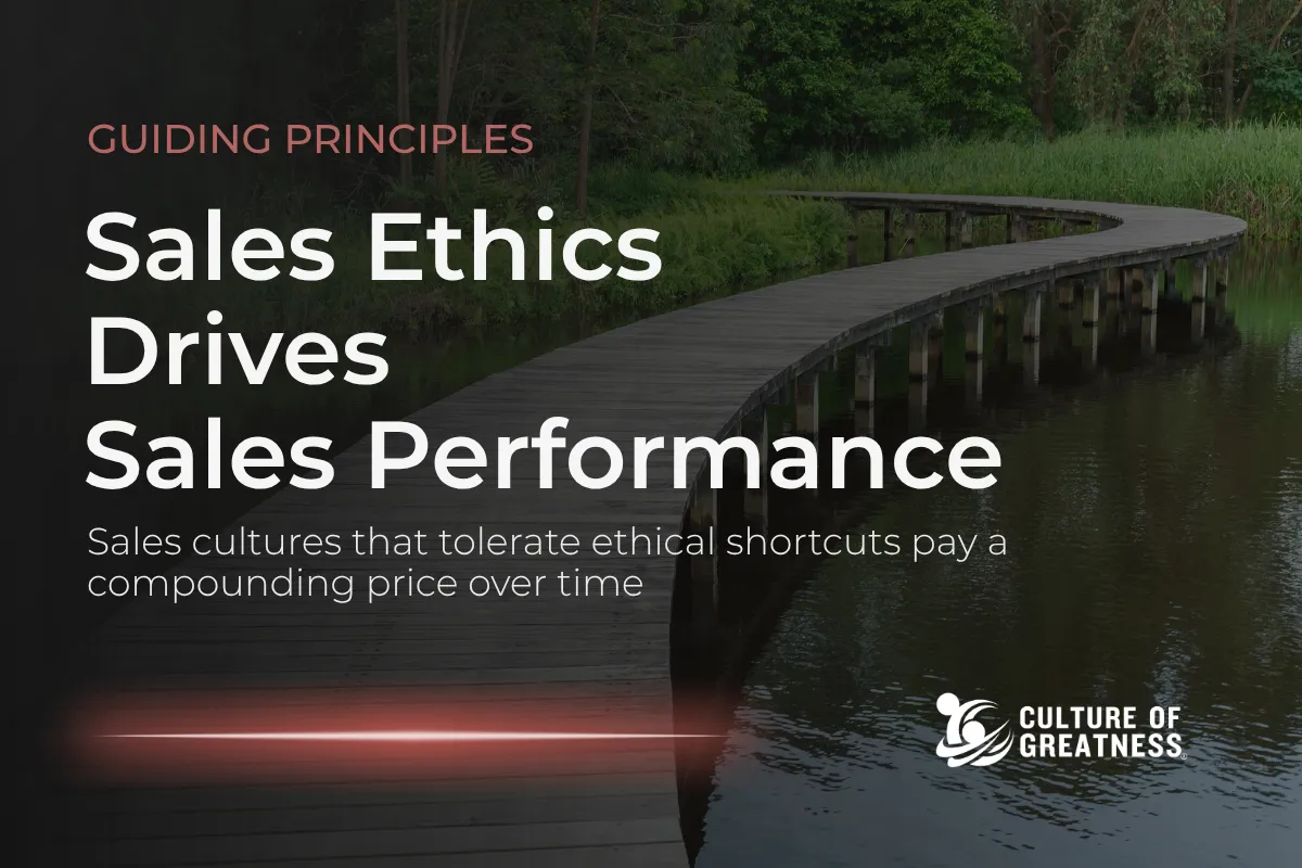 Sales Ethics Drives Sales Performance
