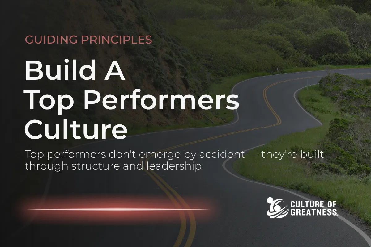 Hoping great talent will emerge is one of the most expensive assumptions a leader can make. Top performers aren't accidental — they're the product of clear expectations, structured development, consistent feedback, and leadership that treats performance as a cultural standard. Organizations that build the right conditions develop and retain the people who drive results. Those that leave it to chance experience the performance inconsistency, disengagement, and turnover that follow when structure is absent and leadership intent doesn't translate into operational reality.