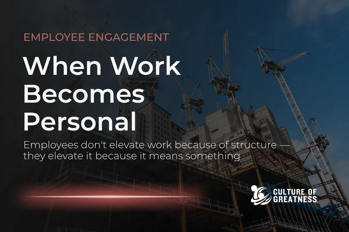 When Work Becomes Personal