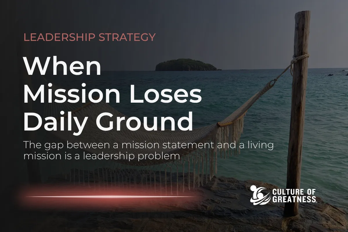 When Mission Loses Daily Ground