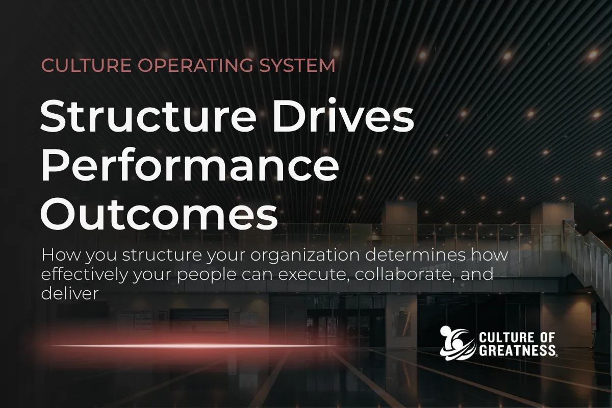 Organizational structure is one of the most underleveraged performance drivers in business. Most leaders focus on strategy, talent, and performance management — while the structure those people operate within quietly limits what they can achieve. When structure is misaligned, decisions slow down, accountability blurs, and execution suffers regardless of individual capability. This post examines how organizational design shapes performance, what a balanced and clearly defined structure actually produces, and why leaders who ignore structural alignment are solving the wrong problem.