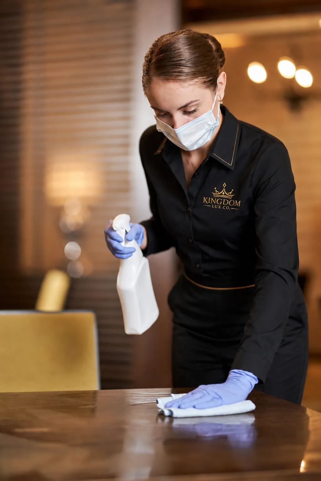Kingdom Lux Co cleaning specialist providing professional commercial cleaning services