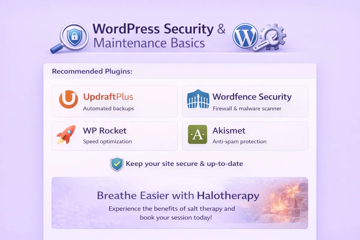 Follow WordPress Security & Maintenance Basics š