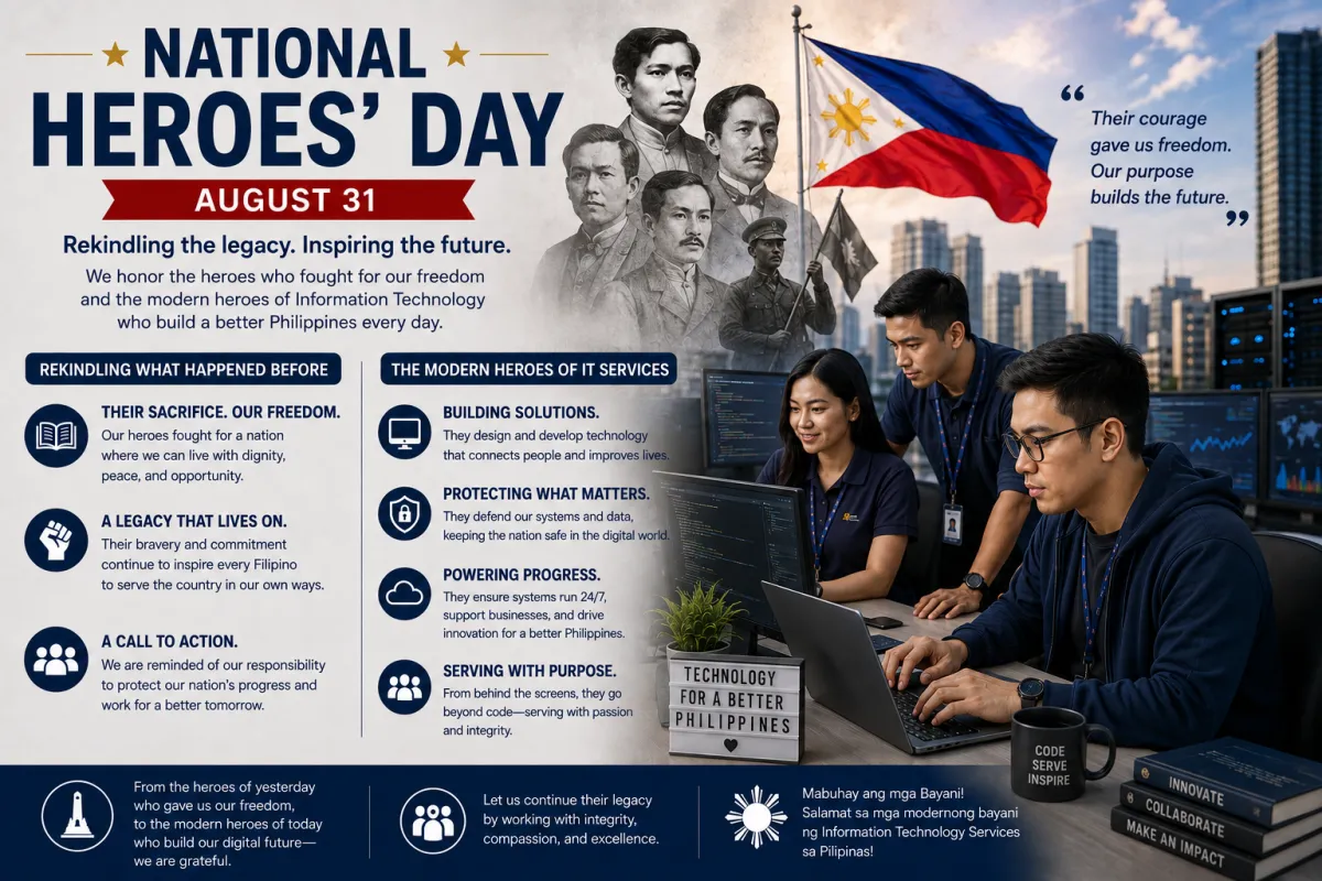 🇵🇭 National Heroes’ Day: From Yesterday’s Heroes to Today’s Digital Heroes