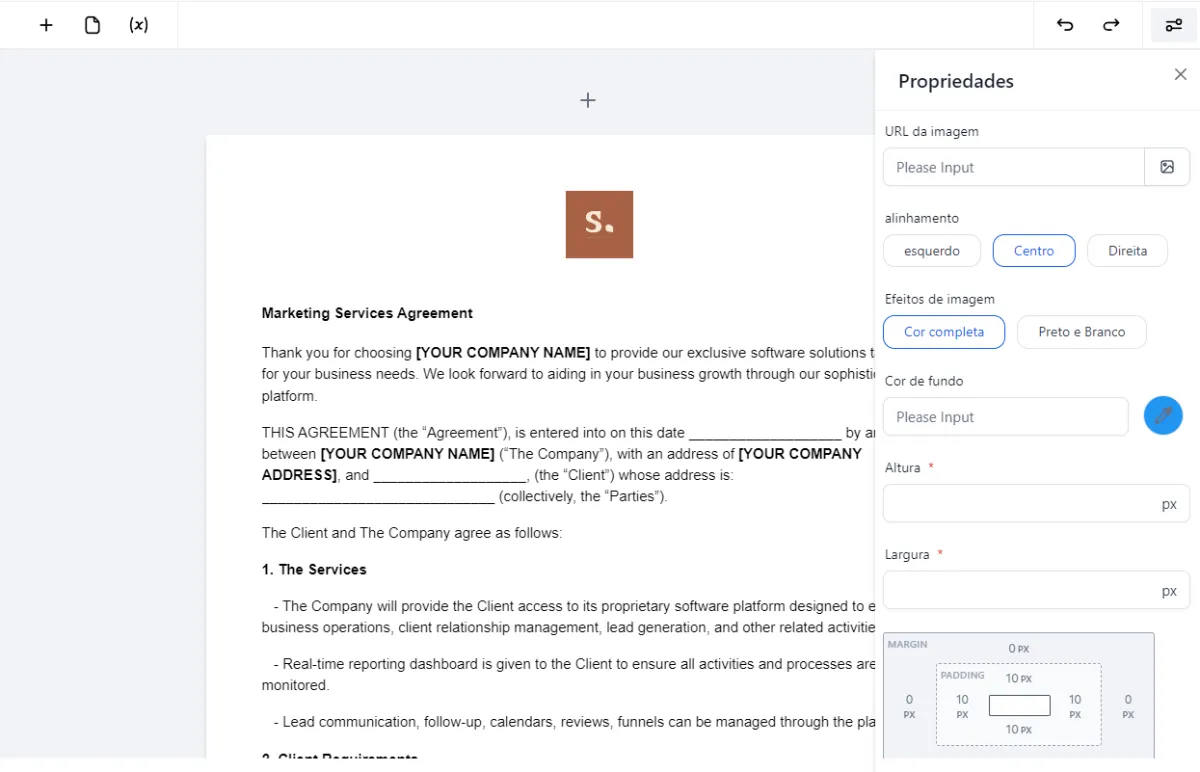 Audax Vanguard Automated Document