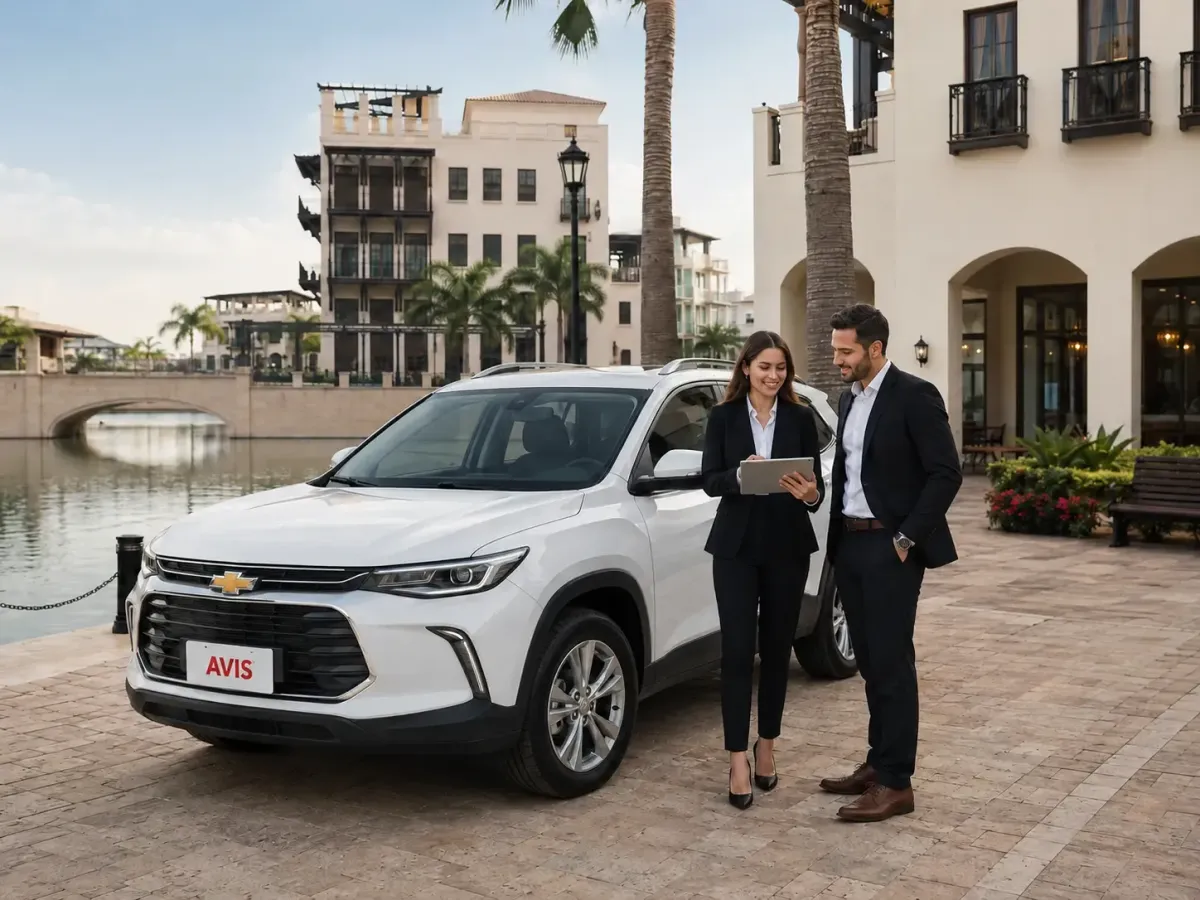 Renting de vehículos AVIS Ecuador para empresas en Guayaquil con flota Chevrolet, asesor comercial y soluciones de movilidad corporativa.