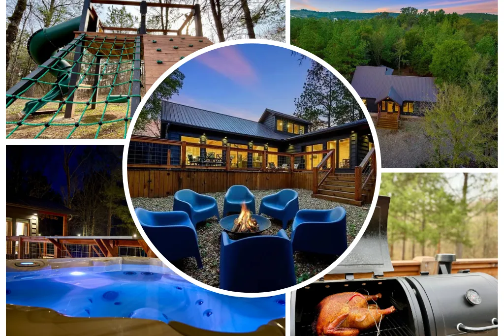 This 2 bedroom + bunk loft cabin on a beautiful picturesque pond is ideal for 1-2 families! Newly built & ready to be enjoyed!