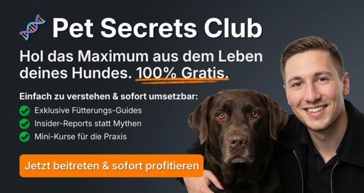 Pet Secrets Club – Community für Hundeliebhaber mit Tipps, Guides und Kursen für ein gesundes Hundeleben
