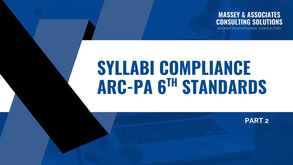 Syllabi Compliance and 6th Edition Vol 2