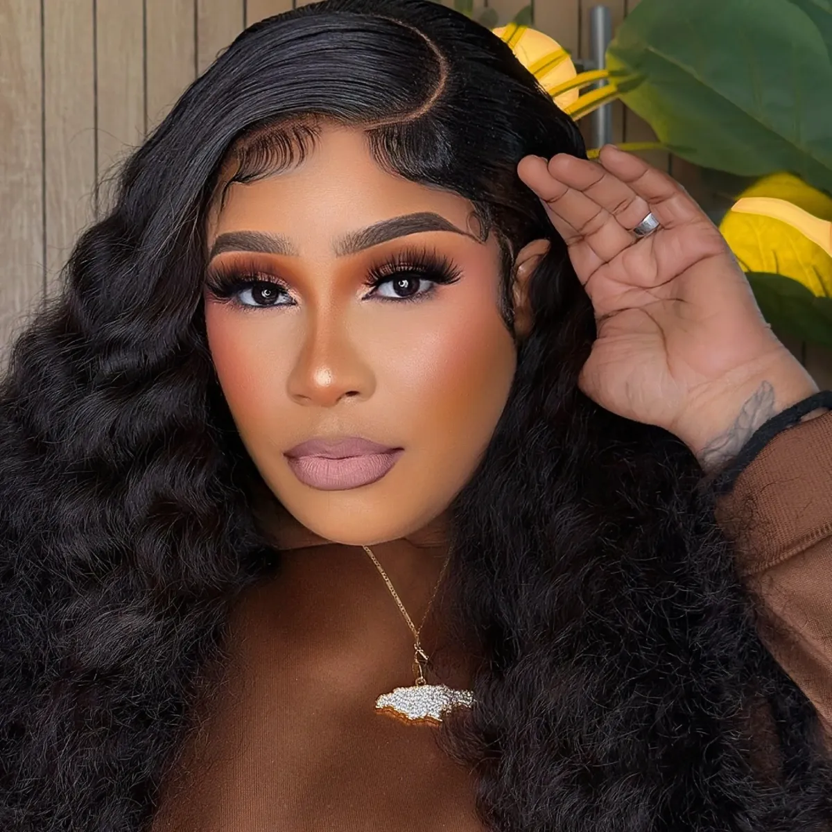 Luxury frontal wig installation service near Warner Ave in Hyattsville for flawless protective styling.