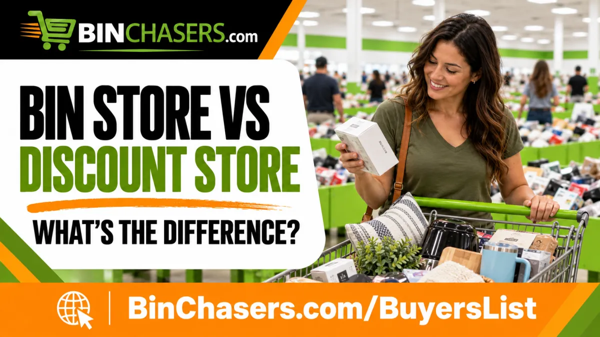 Bin Store vs Discount Store: What’s the Difference?