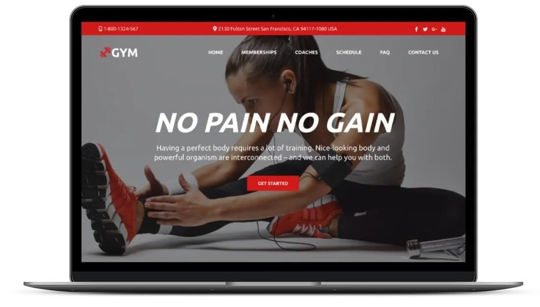 Gym Website SEO